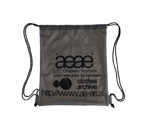 【aeae】 WEB LOGO GYM SACK : SHADOW 【aeae】 WEB LOGO GYM SACK : SHADOW