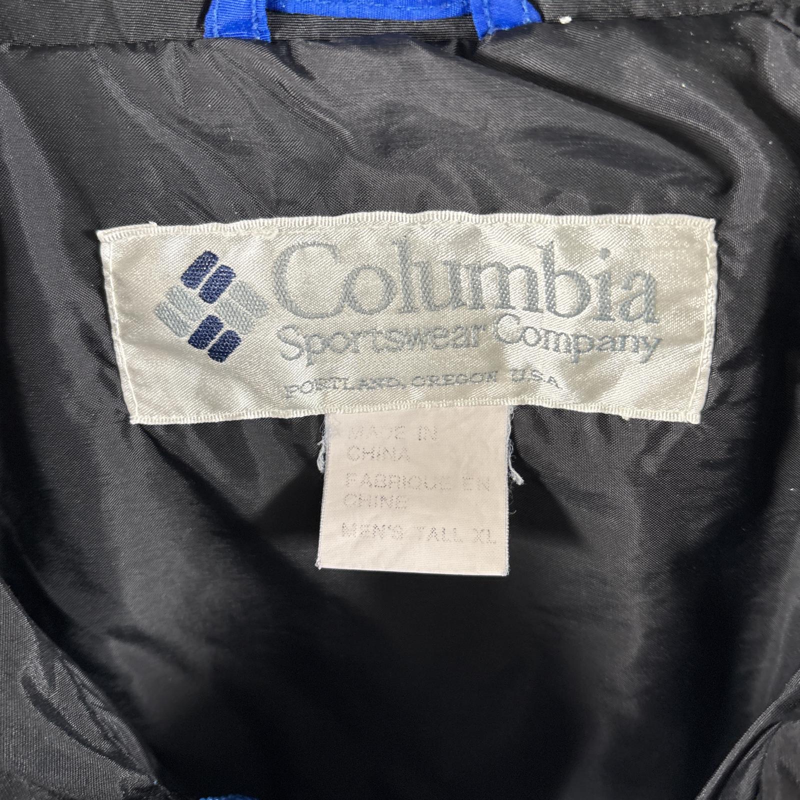 古着 90s/90年代 ナイロンジャケット マウンテンジャケット ワンポイントロゴ 大きいサイズ XL ブルー メンズ 古着 90s/90年代 ナイロンジャケット マウンテンジャケット ワンポイントロゴ 大きいサイズ XL ブルー メンズ