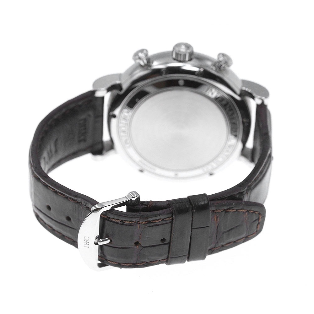 IWC IWC SCHAFFHAUSEN IW391007 ポートフィノ クロノグラフ デイデイト 自動巻き メンズ 保証書付き_826603【中古】
