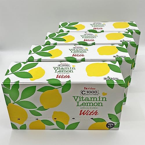 With(ウィズ) ハウスウェルネスフーズ C1000 ビタミンレモンゼリー180g×24袋