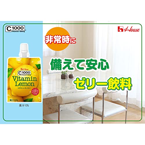 With(ウィズ) ハウスウェルネスフーズ C1000 ビタミンレモンゼリー180g×24袋