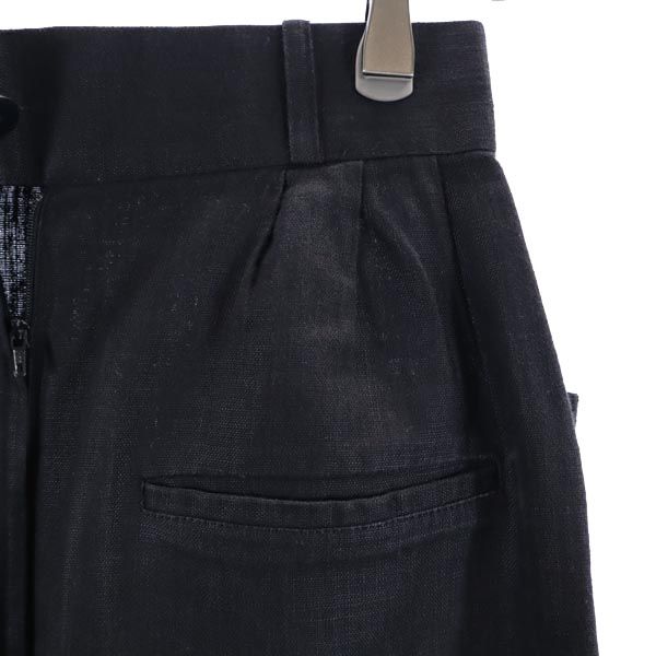 クリスチャンディオール スポーツ リネンブレンド ミディ丈 スカート M 黒 Christian Dior SPORTS レディース クリスチャンディオール スポーツ リネンブレンド ミディ丈 スカート M 黒 Christian Dior SPORTS レディース