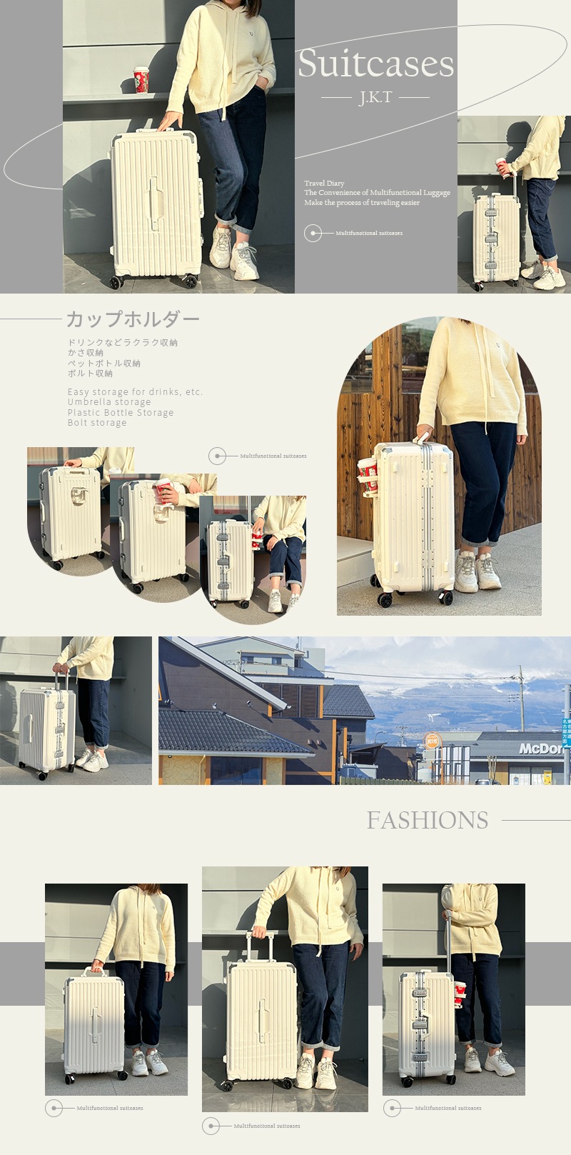 【2000円OFFクーポンあり/ポイント10倍】スーツケース 大容量 キャリーケース 大容量 おしゃれ大型 キャリーバッグ トラベル 泊まる TSAロック カップホルダー ダブルキャスター スマホホ 【2000円OFFクーポンあり/ポイント10倍】スーツケース 大容量 キャリーケース 大容量 おしゃれ大型 キャリーバッグ トラベル 泊まる TSAロック カップホルダー ダブルキャスター スマホホ
