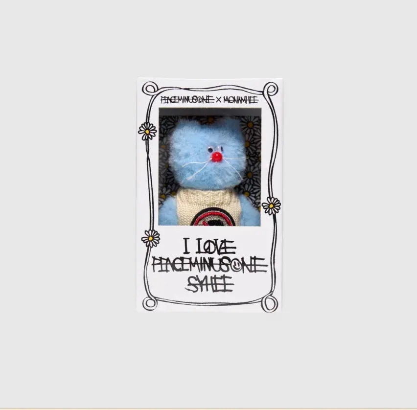 【公式正規品】 Monamhee x Peaceminusone Daihee + Syhee Plush Keyring 10万ウォン PMO ギフトポーチ付