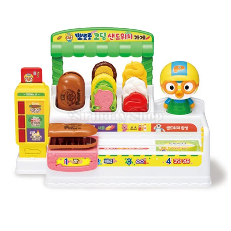 ポロロコーディングサンドイッチショップセット プレテンドプレイ