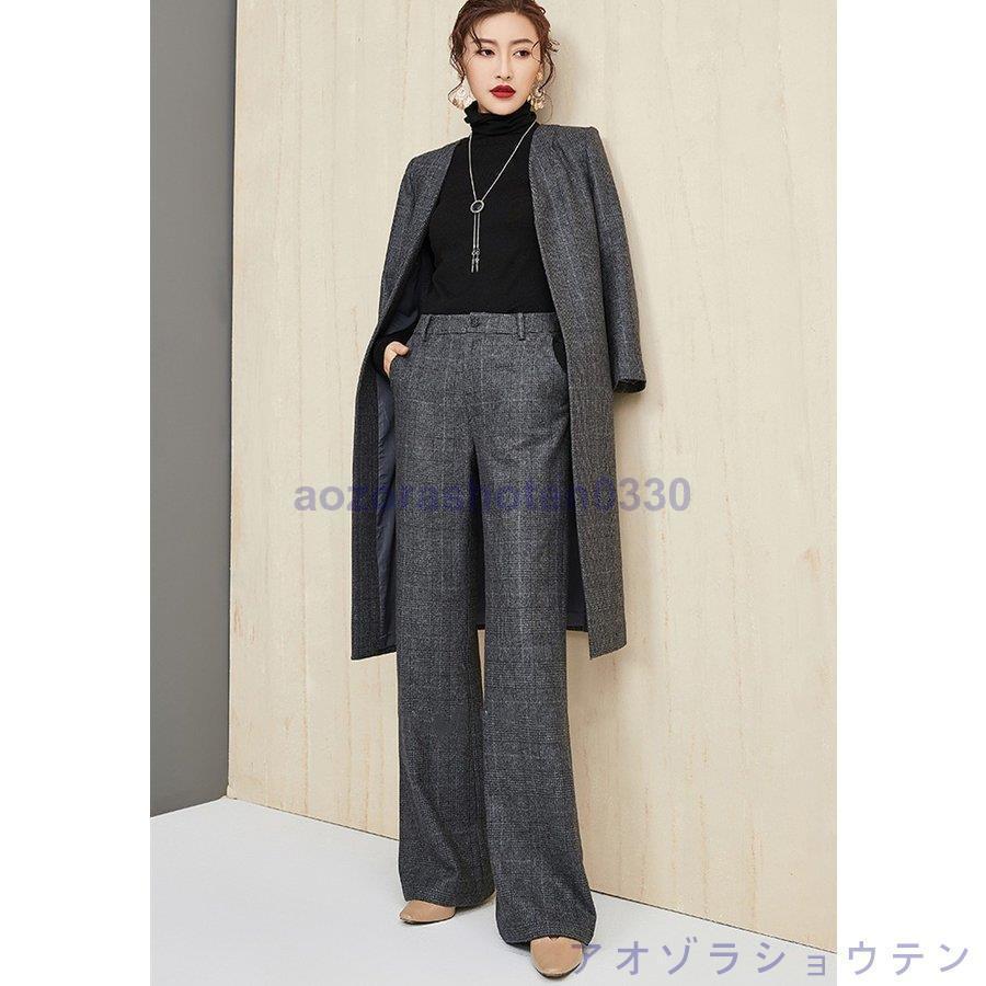 スーツセット レディース パンツセット 30代40代 事務服 ジャケット ワイドパンツ ビジネススーツ ラシャ セレモニー 入学式 通勤オシャレ 着痩せ スーツセット レディース パンツセット 30代40代 事務服 ジャケット ワイドパンツ ビジネススーツ ラシャ セレモニー 入学式 通勤オシャレ 着痩せ