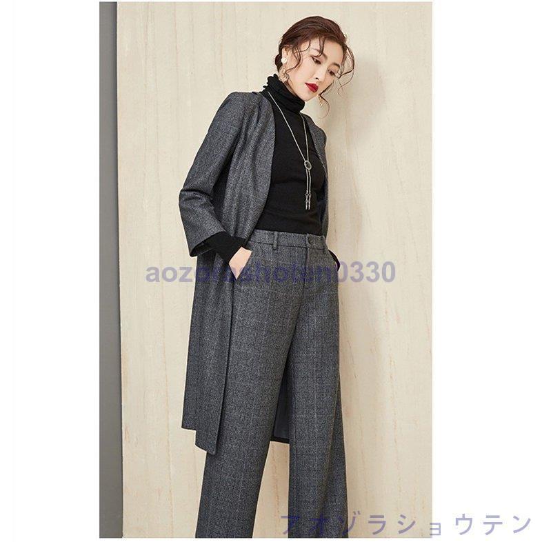 スーツセット レディース パンツセット 30代40代 事務服 ジャケット ワイドパンツ ビジネススーツ ラシャ セレモニー 入学式 通勤オシャレ 着痩せ スーツセット レディース パンツセット 30代40代 事務服 ジャケット ワイドパンツ ビジネススーツ ラシャ セレモニー 入学式 通勤オシャレ 着痩せ