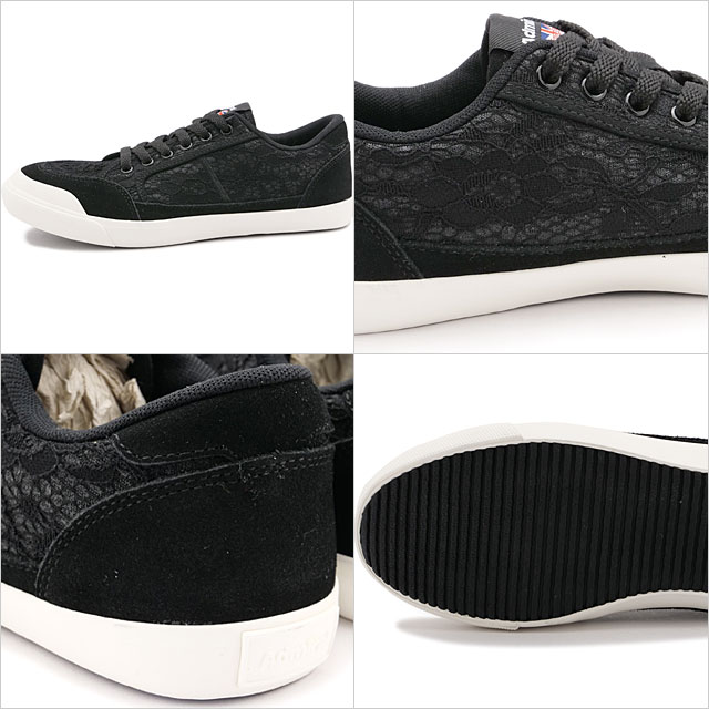 スニーカー イノマー ファブリック [AD607] INOMER F FABRIC レディース 靴 カジュアルシューズ Black/Black ブラック 正規取扱店