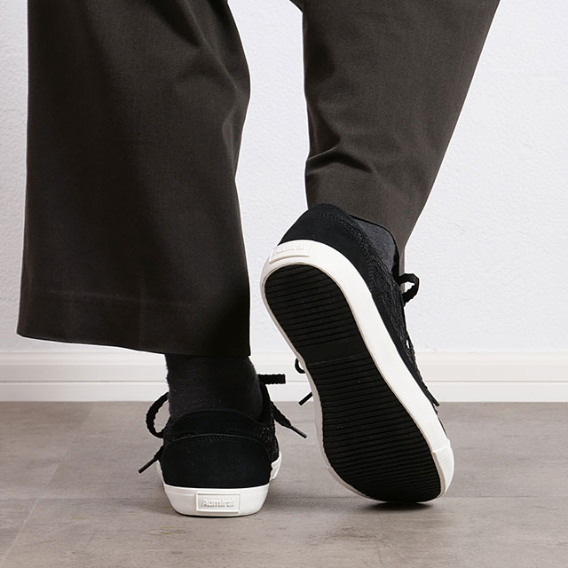 スニーカー イノマー ファブリック [AD607] INOMER F FABRIC レディース 靴 カジュアルシューズ Black/Black ブラック 正規取扱店