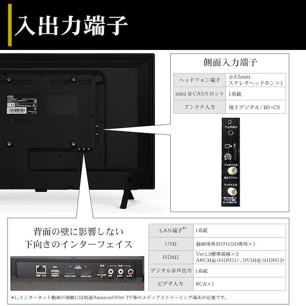 Qoo10] アイリー テレビ 32型 ダブルチューナー 裏番組