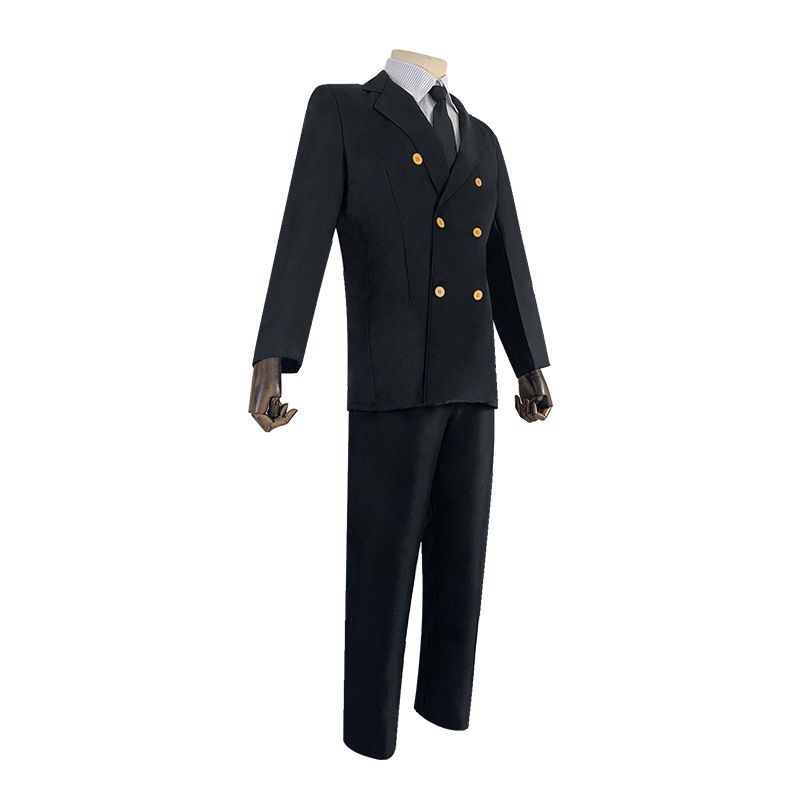 【速達!】星の縁ワンピースコスプレ衣装シェフサンジコウジコスプレアニメスーツ黒スーツフルセット