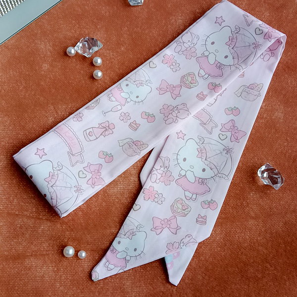 【TAW&TOE】送料関税込/人気 ★OG サンリオコラボ★ スカーフSET Qoo10] サンリオ 新品 ins スカーフ レディース サン