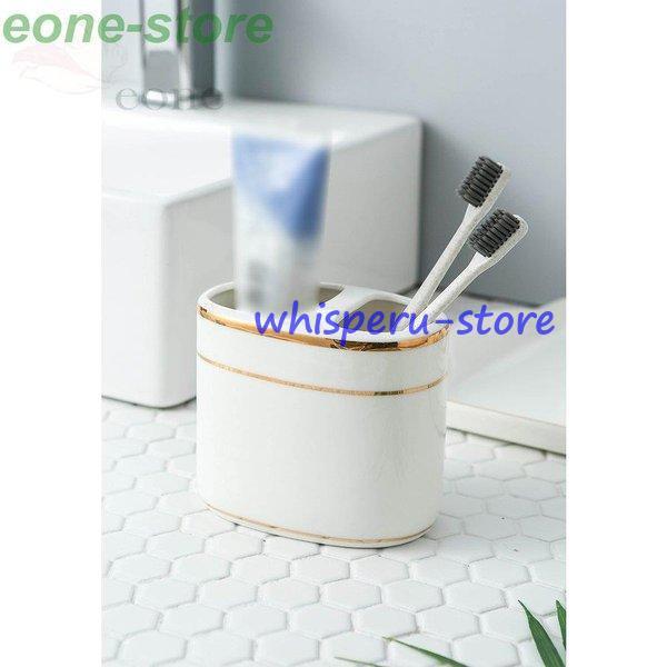 日用品雑貨 サニタリー 歯ブラシスタンド ホルダー スタンド 洗面所 バスルーム 大理石調 ストーン調 モダン ホテルライク ブラック 北欧/[ahm37] 日用品雑貨 サニタリー 歯ブラシスタンド ホルダー スタンド コップ