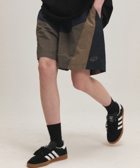 ショートパンツ CPGN STUDIO Mixed Nylon Block Short Pants 4UK087 CPGN STUDIO Mixed Nylon Block Short Pants 4UK087 (CPGN