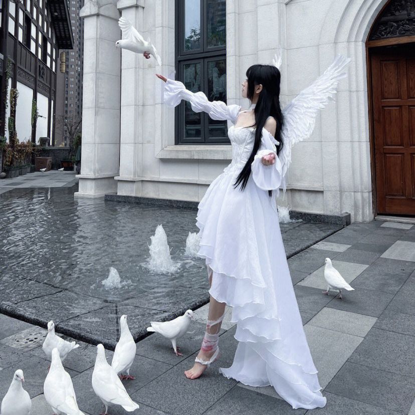 韓国ファッションッロリータ コスプレ 25新作 ロリータ ワンピース ドレス バブル袖 可愛い レース ワンピース脚魅せミニスカート 韓国ファッションッロリータ コスプレ 25新作 ロリータ ワンピース ドレス バブル袖 可愛い レース ワンピース脚魅せミニスカート