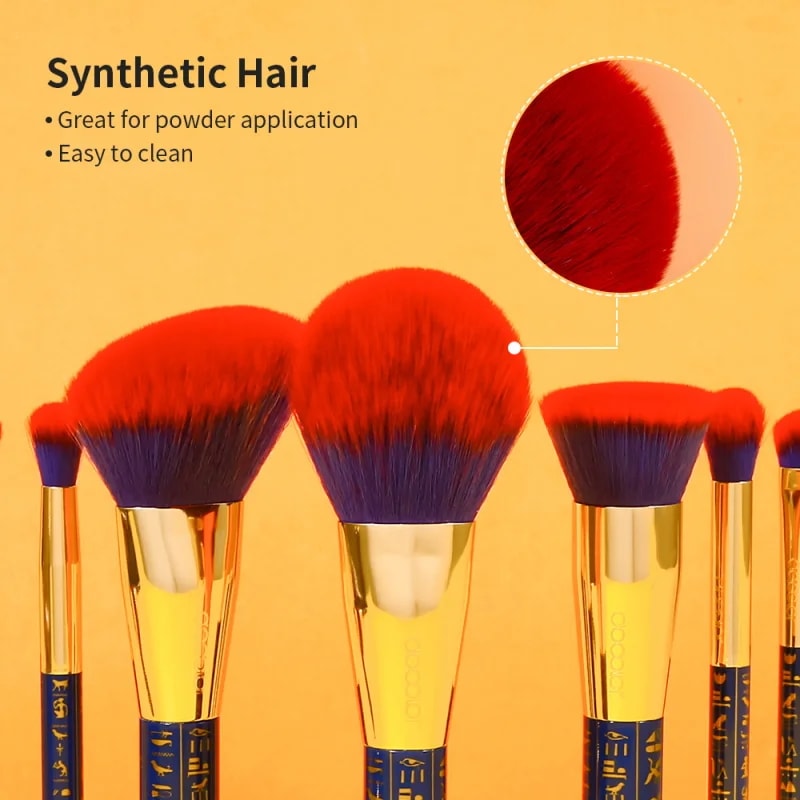 Doccolor-メイクブラシ ファンデーション パウダー アイシャドウ用の アクセサリーのセット Doccolor-メイクブラシ ファンデーション パウダー アイシャドウ用の アクセサリーのセット