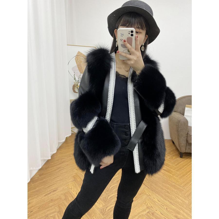 フェイクファーコート ファーコート レデイース 毛皮コート ジャケット モコモコ ボアコートフォックス ミドル丈 長袖 アウター 高級感 冬