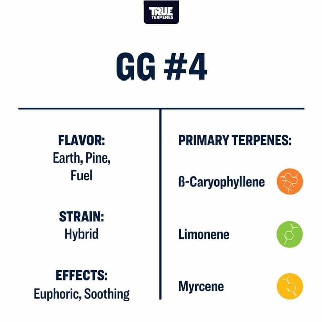 GG#4 Profile (100% All Natural) 2ml True Terpenes