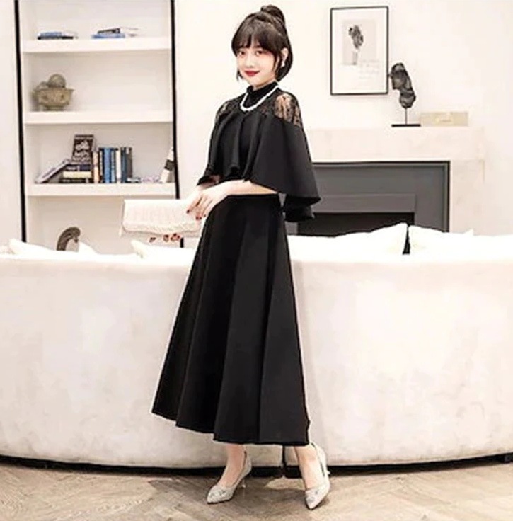 ドレス 結婚式 お呼ばれ パーディー ミモレ丈 パーティードレス レースドレス ワンピース おしゃれ フォーマル 二次会 パーティー お呼ばれ 演奏会 成人式