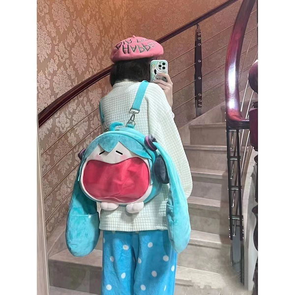 Qoo10] 初音ミク肩痛バッグ漫画かわいいぬいぐるみ