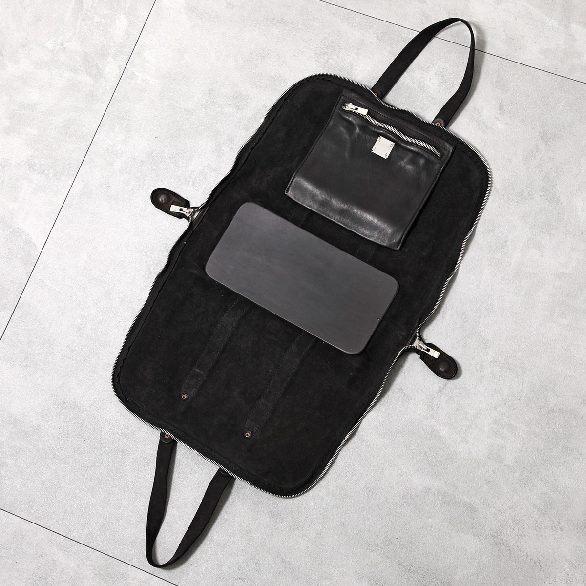 GUIDI グイディ トートバッグ SOFT HOURSE FULL GRAIN GB0 メンズ ソフトホースレザー 鞄 BLKT