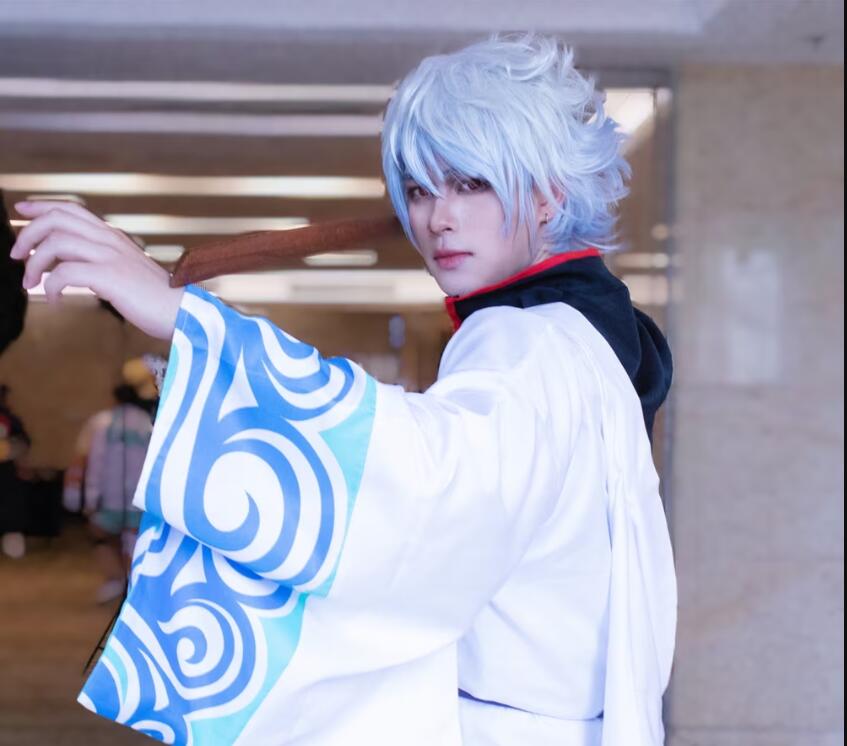 パーティーイベント用品コスチューム一式ハロウィン コスプレ衣装 スーツ 学園祭 変装 コスチューム 仮装 文化祭 ハロウィン 銀魂 坂田銀時 2023年新作入荷コスプレ