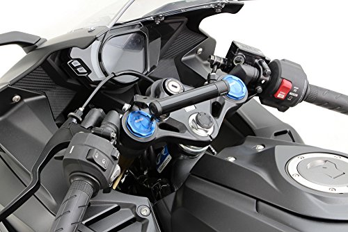 ハリケーン(HURRICANE) クランプバー ブラック USB電源付き CBR250RR (MC5