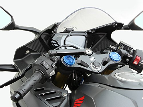 ハリケーン(HURRICANE) クランプバー ブラック USB電源付き CBR250RR (MC5