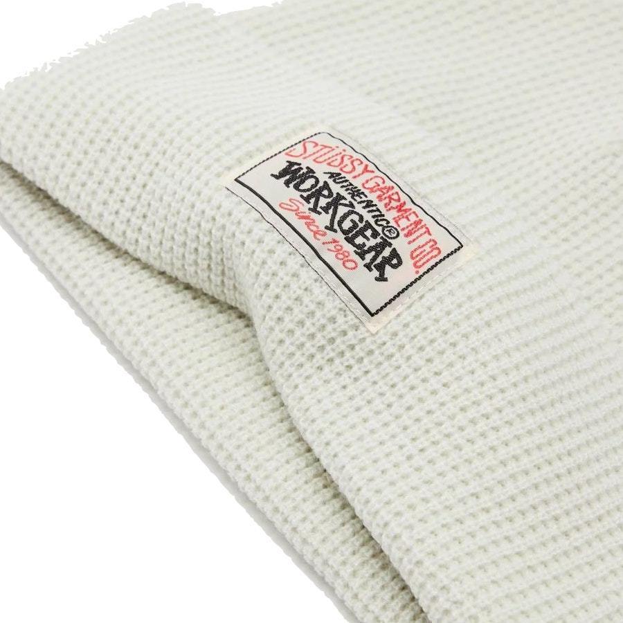 stussyニット帽 WORKGEAR TALL BEANIE ブラックキャップ