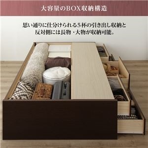 組立設置サービス フラットヘッドボード 頑丈ボックス収納 ベッド ショート丈 シングル （フレームのみ） ナチュラル 日本製