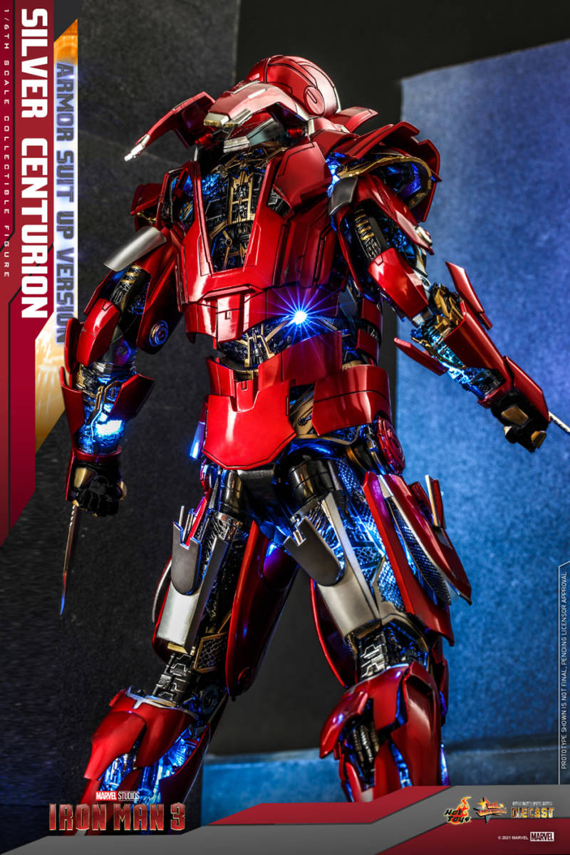 新品未開封 HOTTOYS １／６ MMS618D43 Silver Centurion アーマー・スーツアップ版 フィギュア