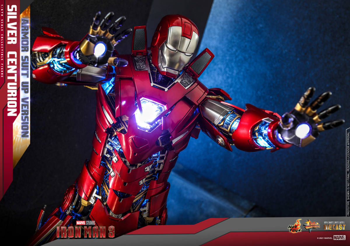 新品未開封 HOTTOYS １／６ MMS618D43 Silver Centurion アーマー・スーツアップ版 フィギュア