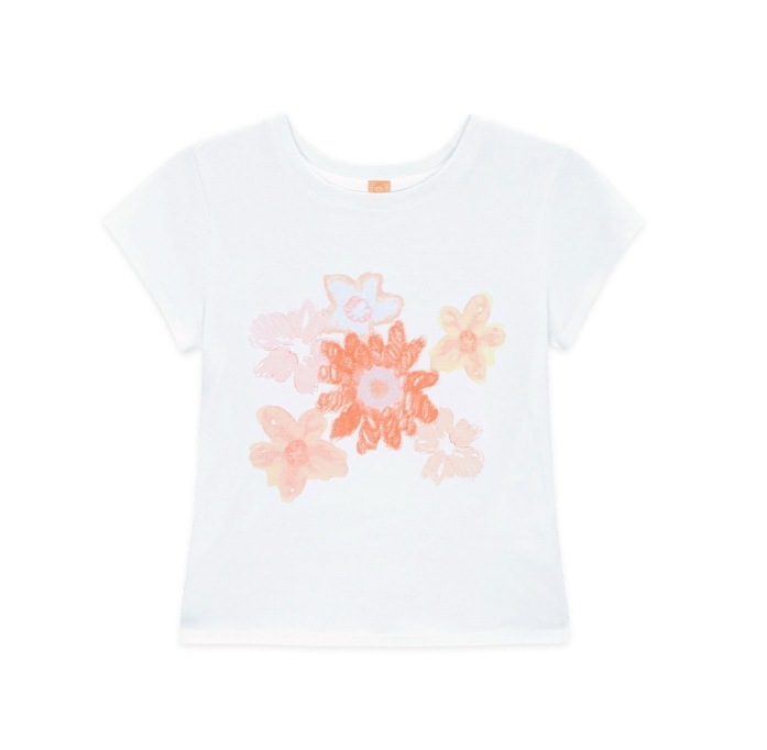 FLOWER CAP SLEEVE T-SHIRT (2 COLORS) mdprevattcaulkingandwaterproofing.com