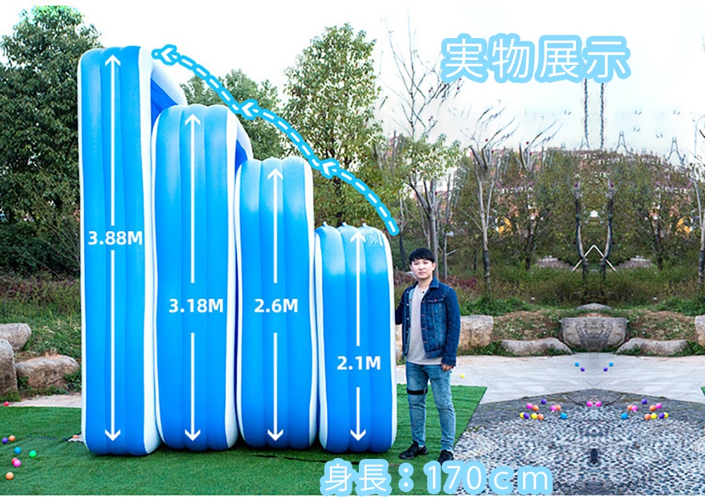 プール 家庭用 260cm 210cm 4層 3層 2層　 ビニールプール　ファミリープール 子供用 プール 大型 水遊び 大きいプール スイミングプール四角 PVC素材 独立気室 暑さ対策 厚く