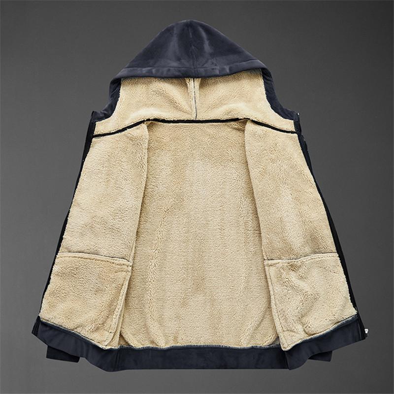 ゆったり 裏起毛 裏ボア スポーツ ジップアップパーカー ジャケット フード付き ポケット付き 冬 厚手 前開き メンズ 長袖 ブルゾン パーカー 秋服