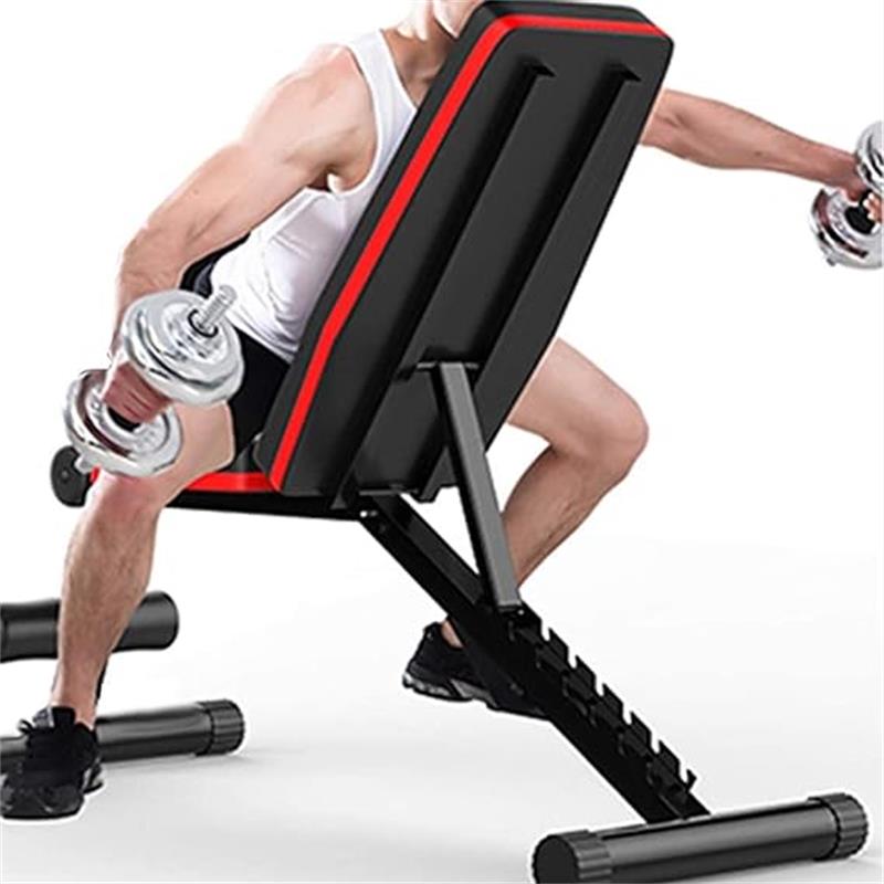 【急速出荷】トレーニングベンチ マルチシットアップベンチ 折り畳み 耐荷重300kg フラットベンチ 筋トレ 角度調節簡単 腹筋 背筋 ダンベルベンチ 収納便利