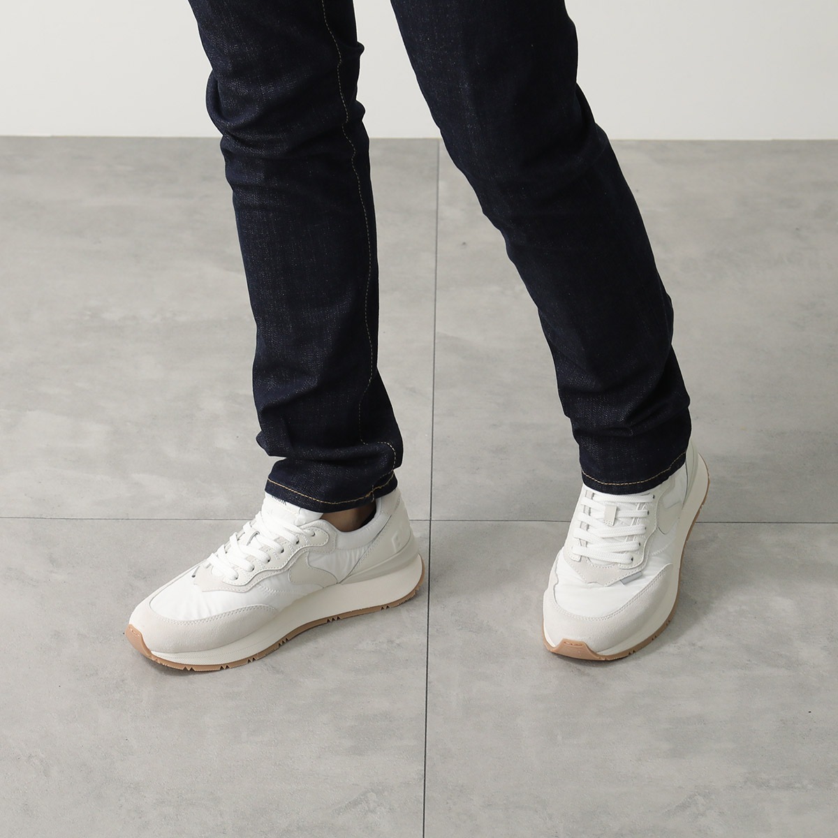 VOILE BLANCHE ボイルブランシェ スニーカー QWARK EASY 2018758 メンズ ローカット スウェード ナイロン ロゴ 靴 1N21 VOILE BLANCHE ボイルブランシェ スニーカー QWARK EASY 2018758 メンズ ローカット スウェード ナイロン ロゴ 靴 1N21