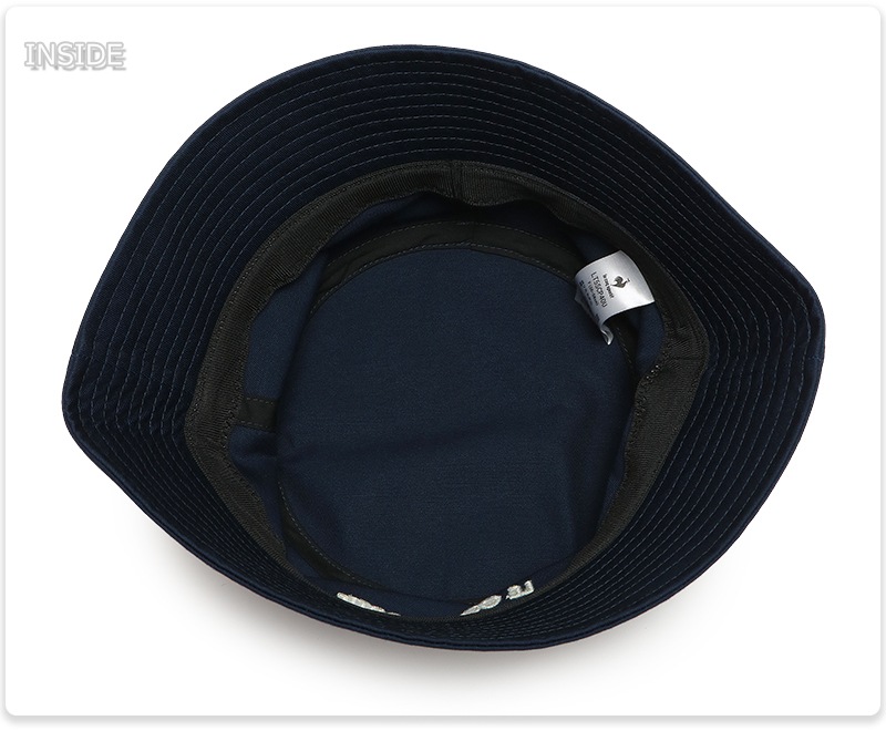 バケットハット メンズ/レディース 帽子 ネイビー/ベージュ/ホワイト 56-58cm LT5SCP40U バケットハット メンズ/レディース 帽子 ネイビー/ベージュ/ホワイト 56-58cm LT5SCP40U