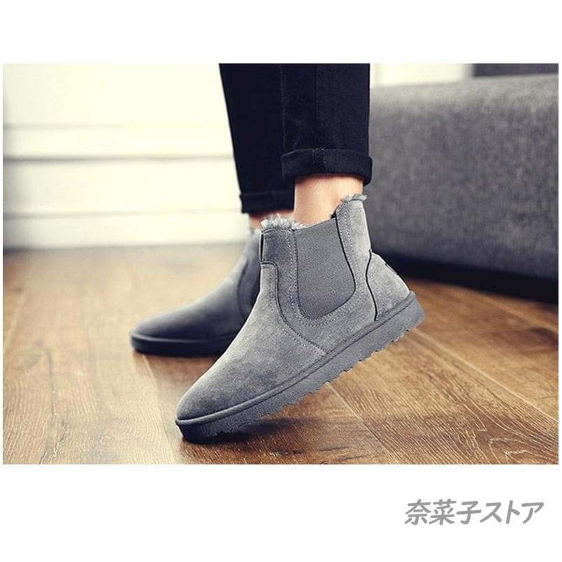 大人気 メンズ 靴 用 トレッキング ブーツ スノーブーツ 裏起毛 厚底 防寒 防水 暖かい 裏ボア 男性用 滑り止め 抗菌 防臭