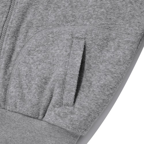 CHERRY TERRY HIGH NECK ZIP UP CHERRY TERRY HIGH NECK ZIP UP