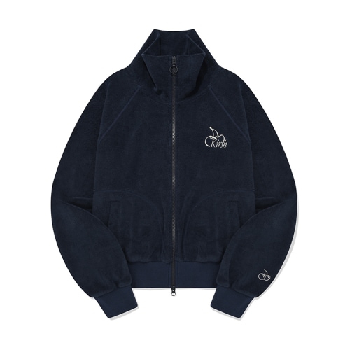 CHERRY TERRY HIGH NECK ZIP UP CHERRY TERRY HIGH NECK ZIP UP