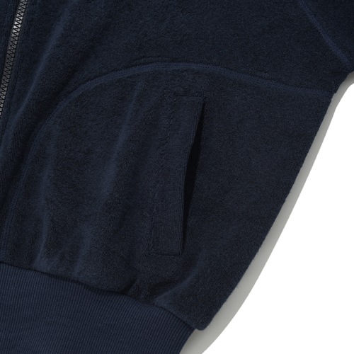 CHERRY TERRY HIGH NECK ZIP UP CHERRY TERRY HIGH NECK ZIP UP