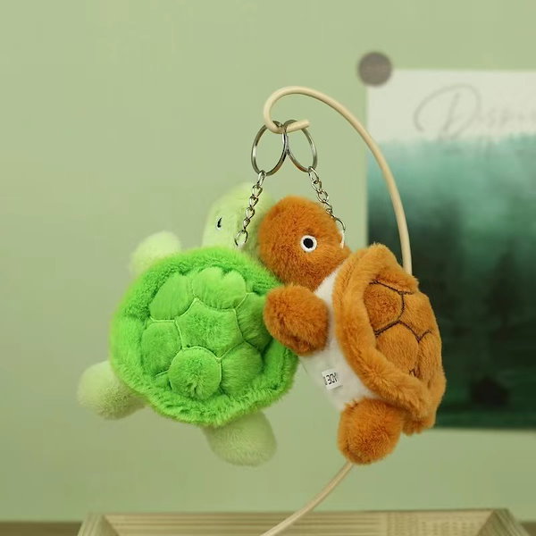 Qoo10] ネット人ホットぬいぐるみカメキーホルダー