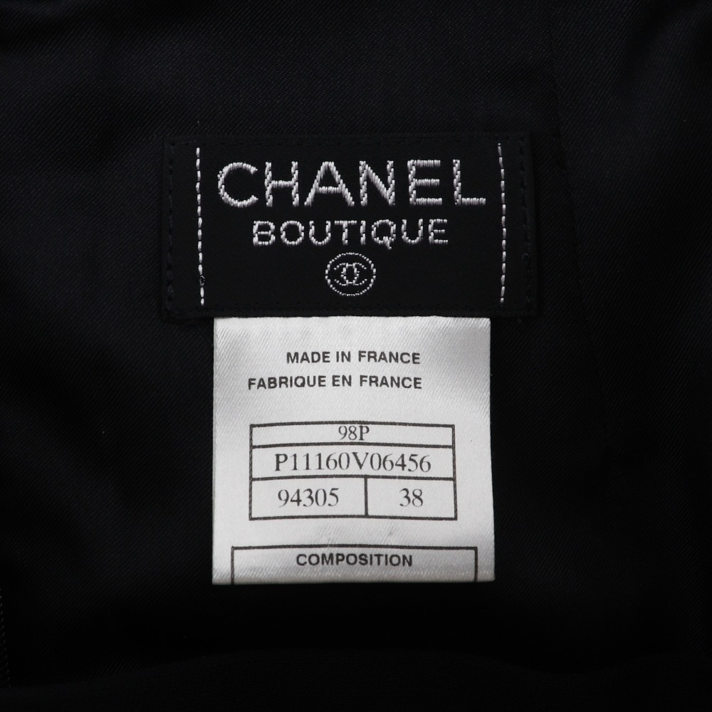 94305 P11160V06456 スカート ウール シルク 黒 レディース 中古品 Aランク