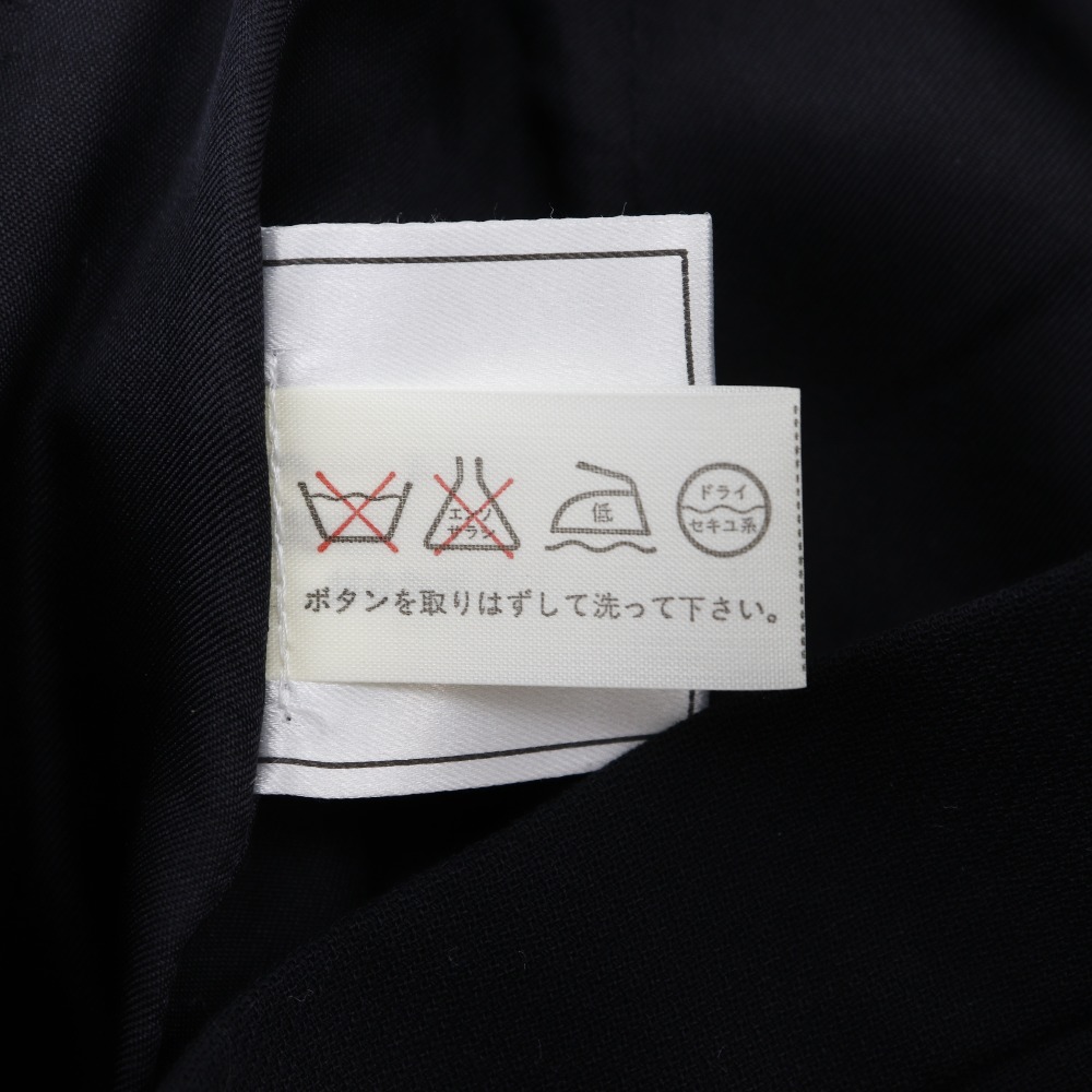 94305 P11160V06456 スカート ウール シルク 黒 レディース 中古品 Aランク