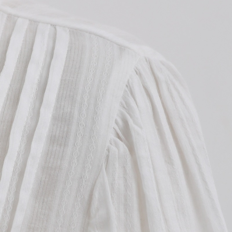 [イーブレットバイJSTYLE] イーブレットラセンティレースシャーリングブラウス Jスタイル