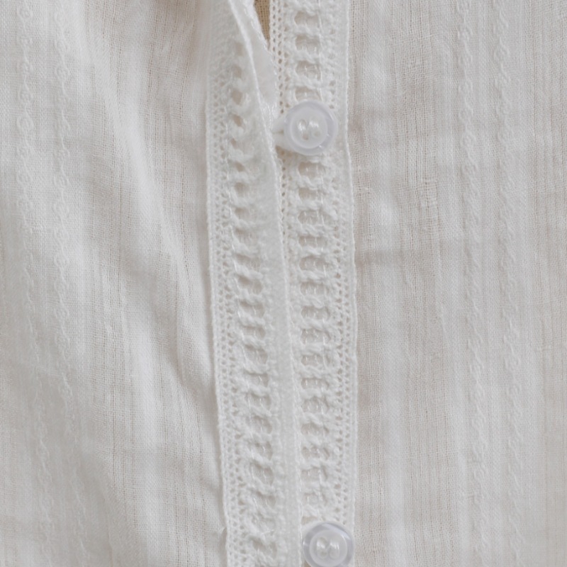 [イーブレットバイJSTYLE] イーブレットラセンティレースシャーリングブラウス Jスタイル