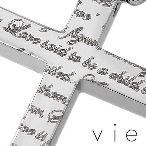 ヴィー vie ステンレス クロス ネックレス アクセサリー 金属金属アレルギー対応 ヴィー vie ステンレス クロス ネックレス アクセサリー 金属金属アレルギー対応