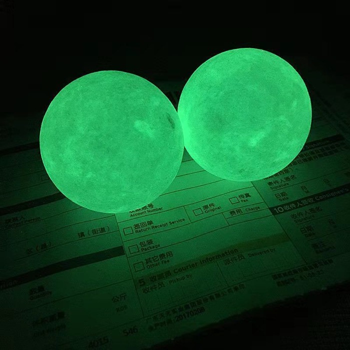 Qoo10] 夜明珠 夜光石 蓄光石 丸玉 スフィア