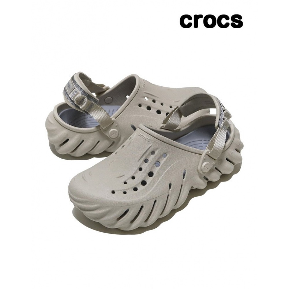 クロックスエコクロッグ大人用サンダルスタッコ 207937-160